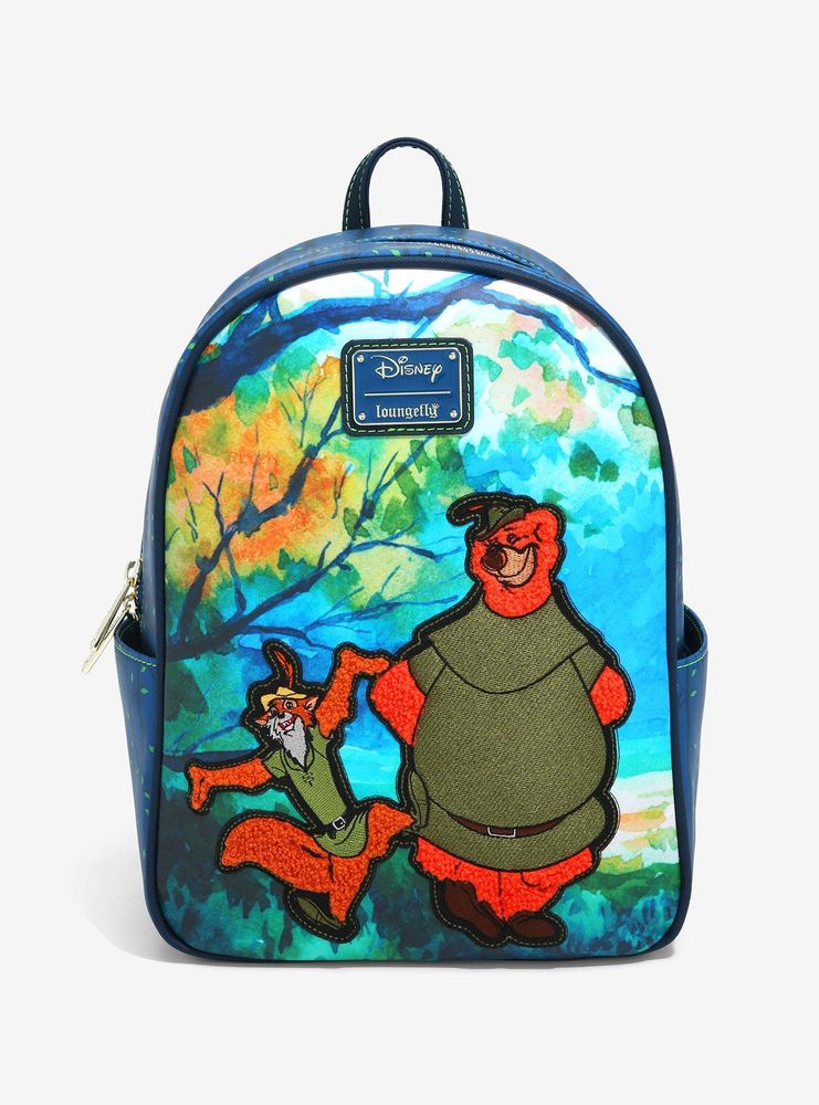 Boxlunch Loungefly Disney Robin Hood Robin & Little John Mini Backpack ...