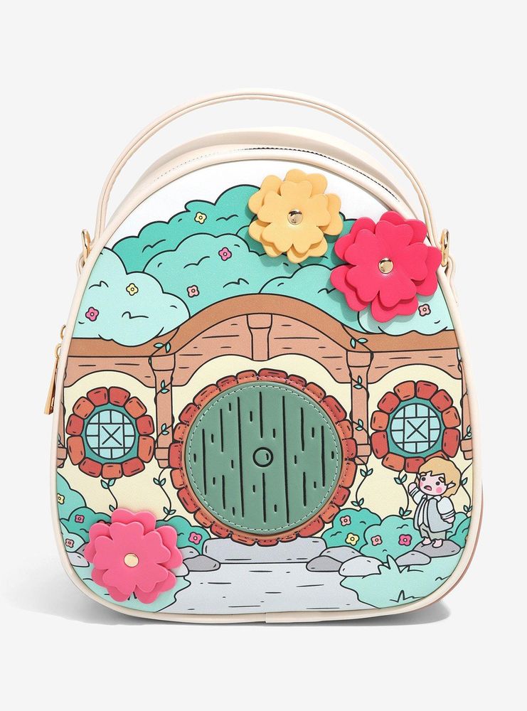 Boxlunch The Lord of the Rings Bag End Door Mini Backpack BoxLunch