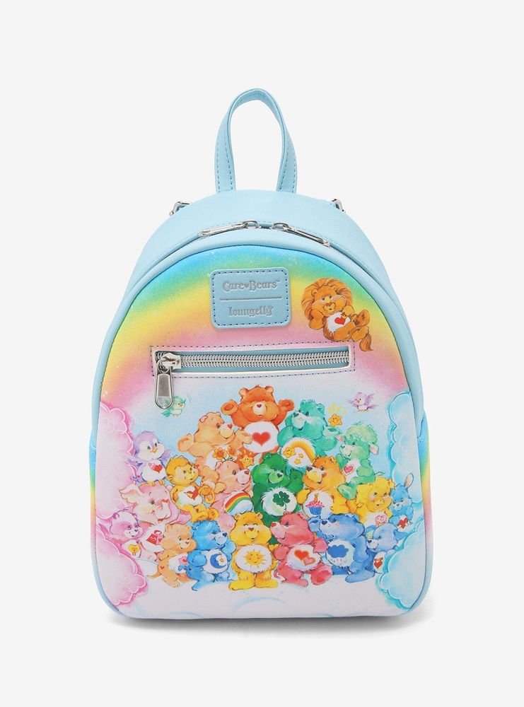 Hot Topic Loungefly Care Bears Vintage Rainbow Mini Backpack | Mall of ...