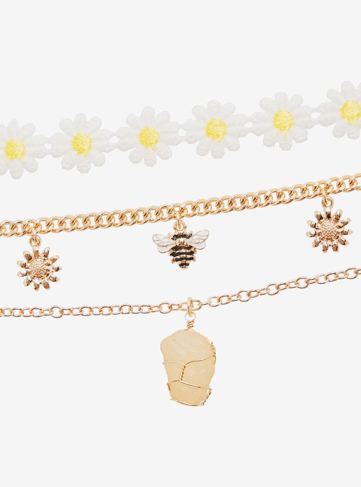 Hot Topic Honeybee Daisy Choker Set Mall of America®