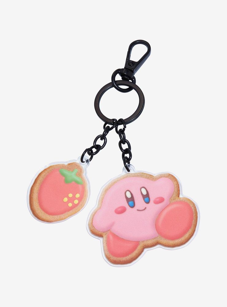 Boxlunch Nintendo Kirby Strawberry Cookie Charm Keychain BoxLunch Exclusive Mall of America®