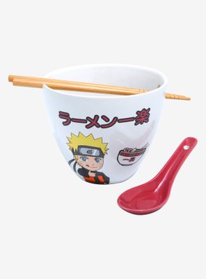 Boxlunch Naruto Shippuden Chibi Naruto Ramen Bowl Set 