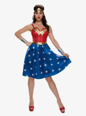 2024 DC comics wonder woman costume dress NWT cosplay Halloween dress up