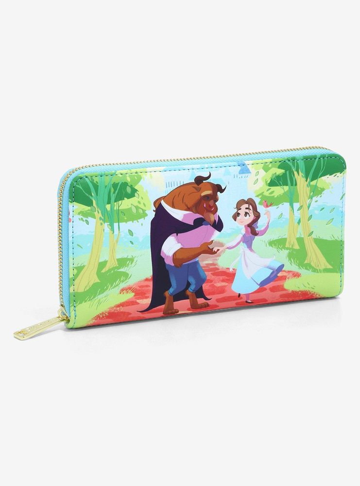 Beauty and the outlet beast loungefly wallet