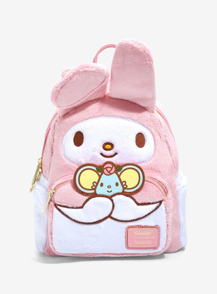 Boxlunch Loungefly Sanrio My Melody Figural Mini Backpack - BoxLunch ...