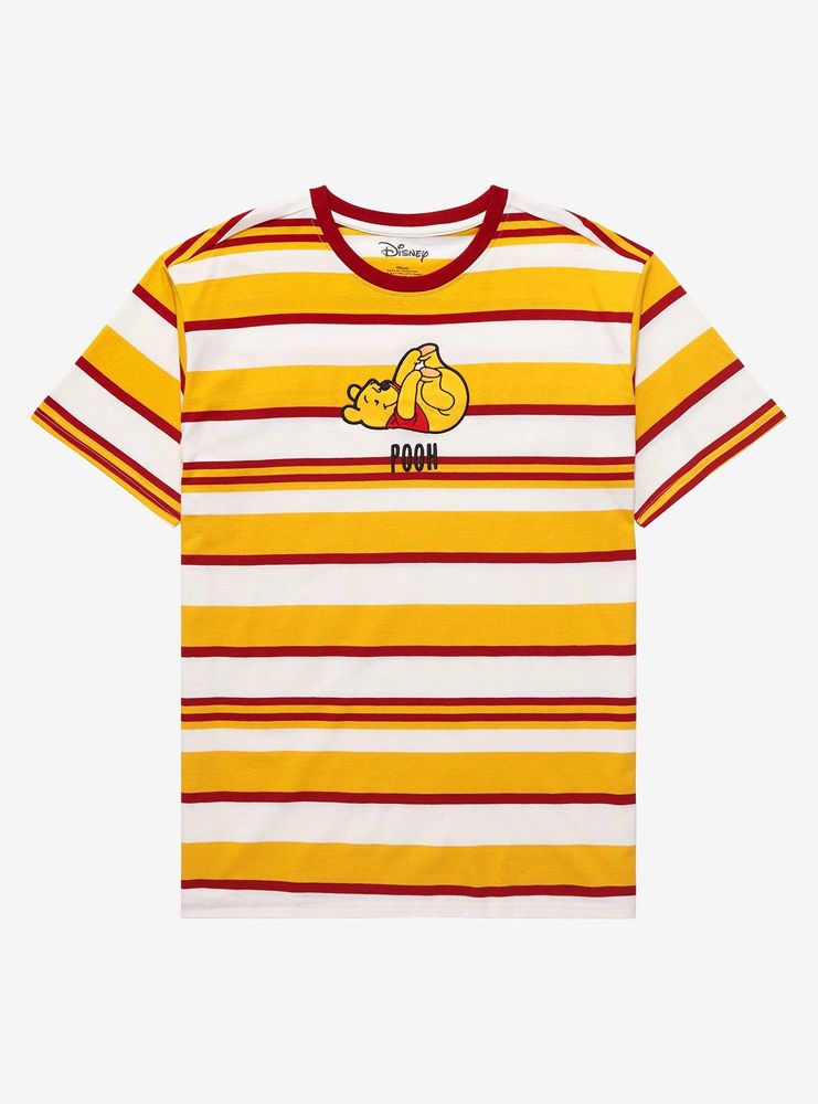 Boxlunch Our Universe Disney Winnie the Pooh Striped T-Shirt - BoxLunch ...