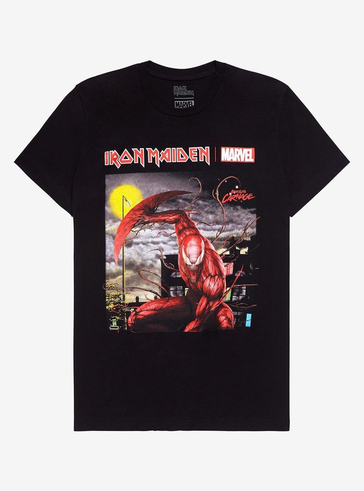 Hot Topic Marvel Iron Maiden Carnage Killers TShirt Mall of America®