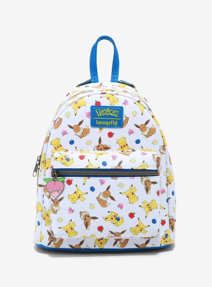 Hot Topic Loungefly Pokemon Eevee & Pikachu Mini Backpack | Mall of ...