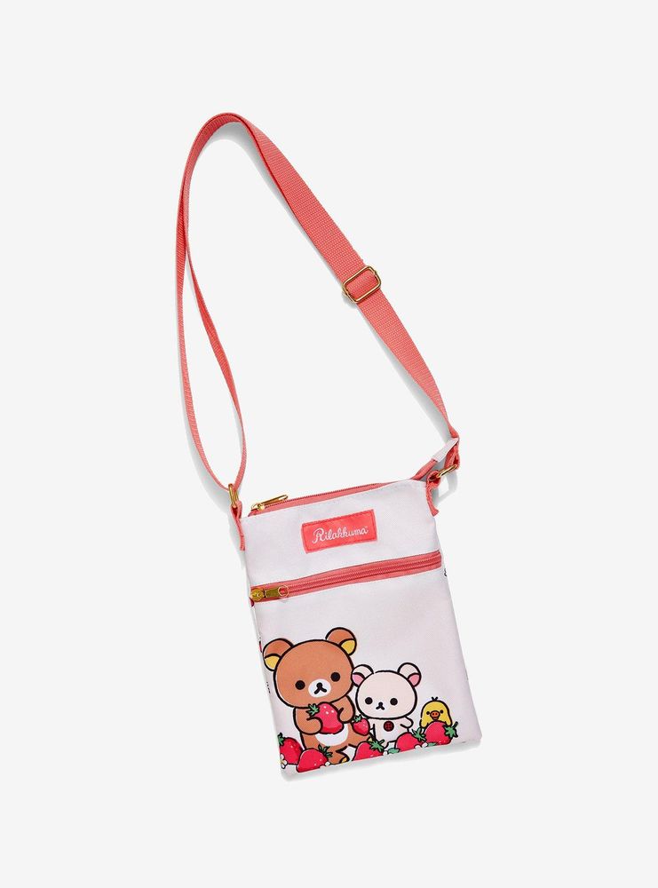 Hot Topic Rilakkuma Strawberry Passport Crossbody Bag Mall of America®