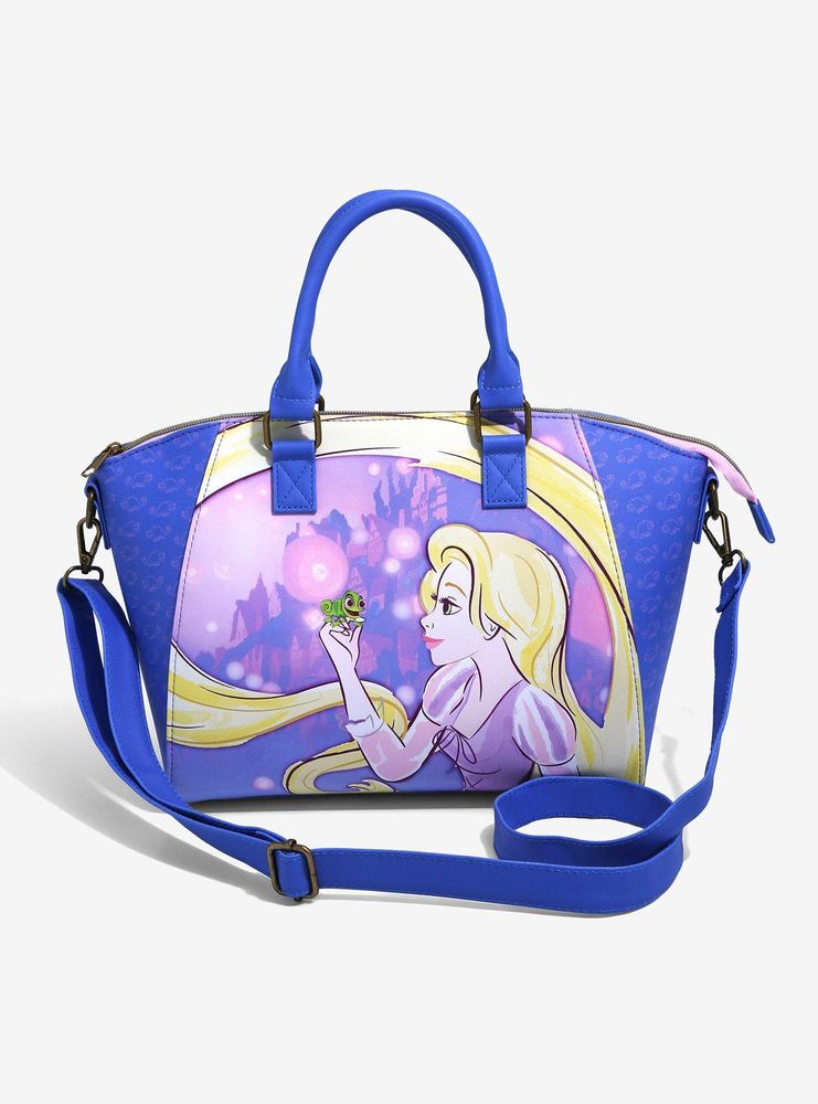Hot Topic Loungefly Disney Tangled Rapunzel & Pascal Satchel Bag