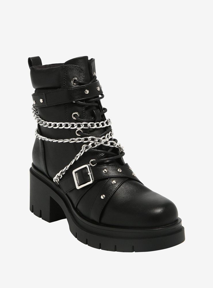 Hot topic combat outlet boots