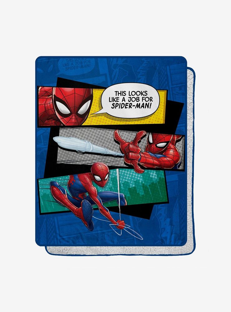 Spider man sherpa discount blanket