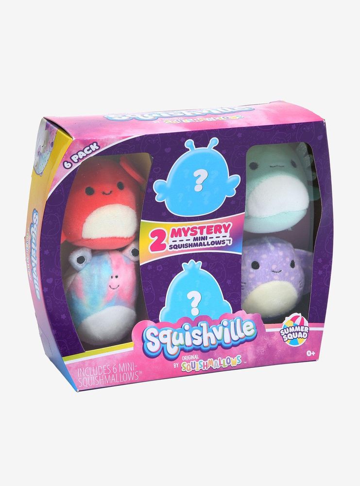 Boxlunch Squishville Mini Squishmallow Summer Squad Plush Set Mall of
