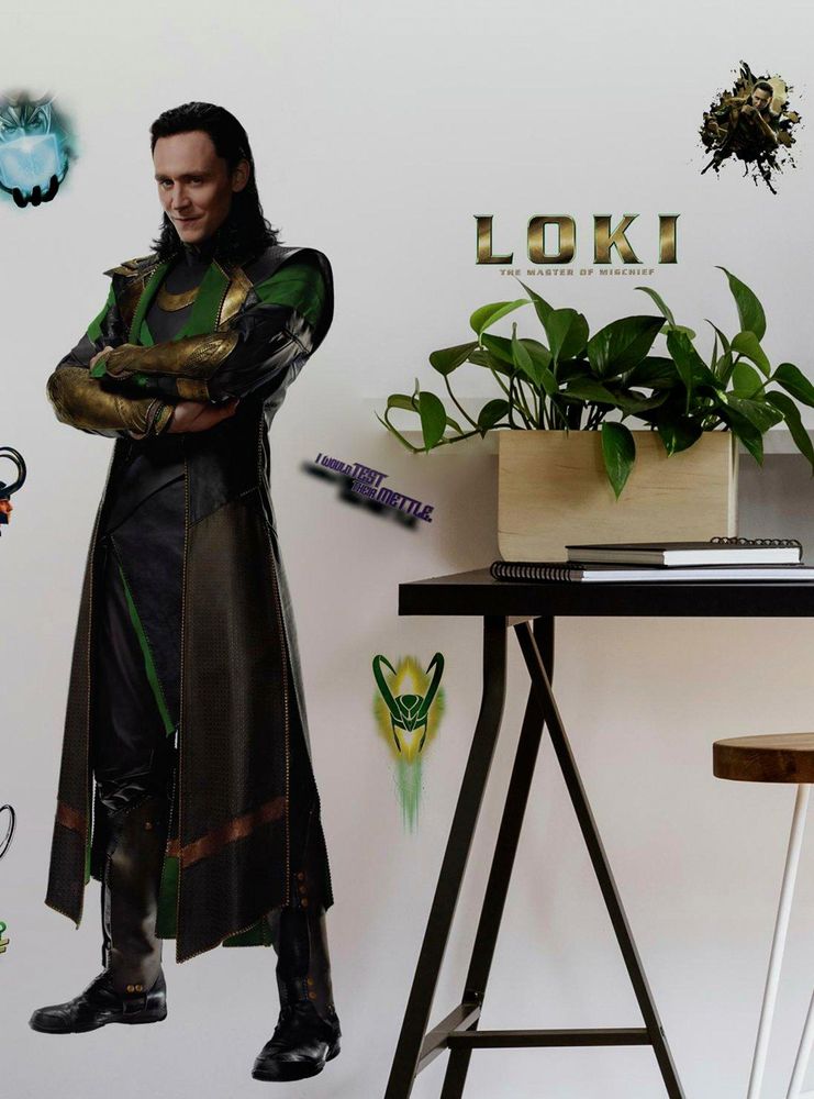 Boxlunch Marvel Loki Peel & Stick Giant Wall Decal | Hamilton Place