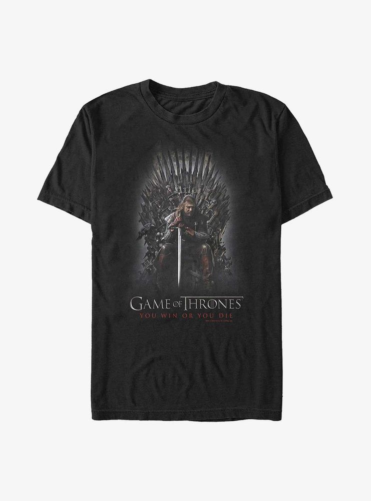 Boxlunch Game Of Thrones Ned Stark Iron Throne T Shirt Mall Of America