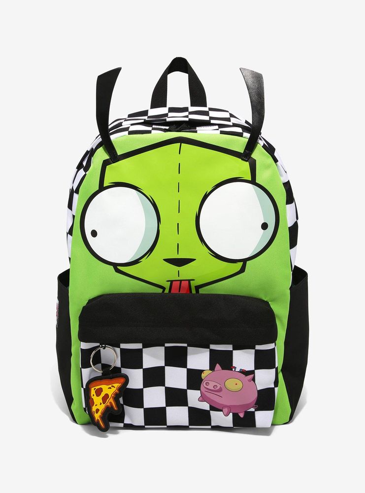 Hot Topic Invader Zim GIR Checkerboard Pizza Backpack | Mall of America®