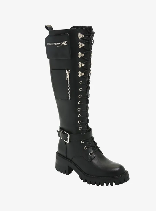 Hot topic combat boots hotsell