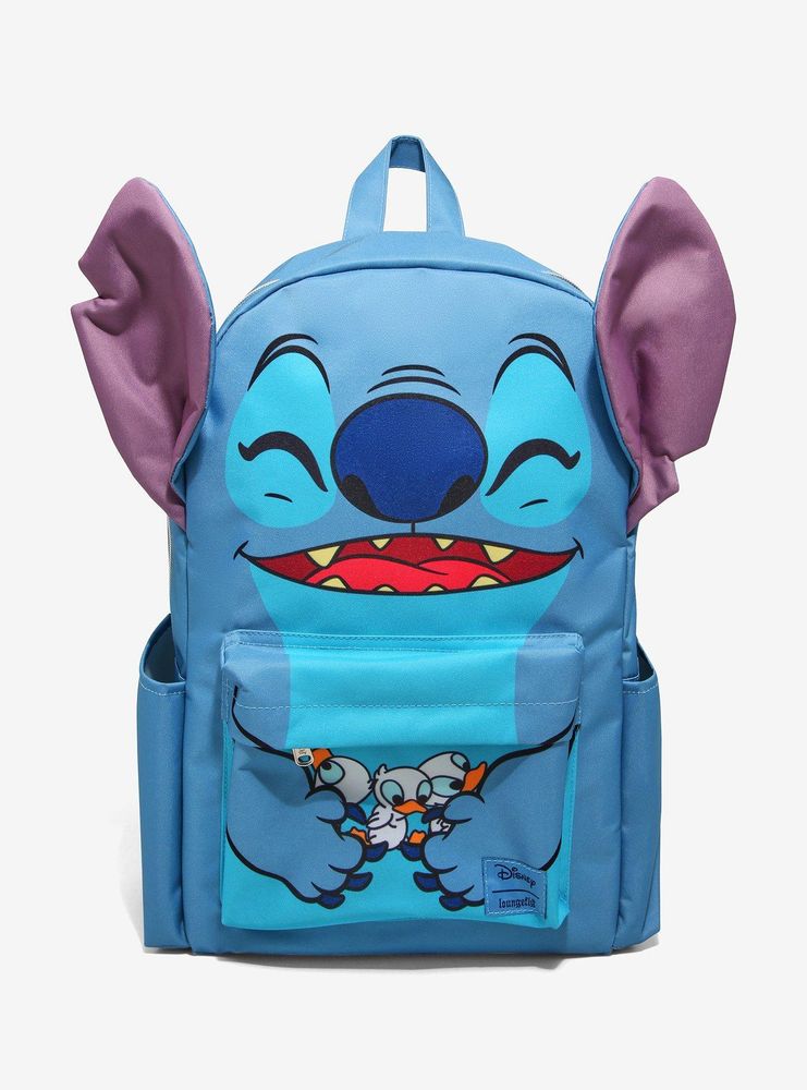 Hot Topic Loungefly Disney Lilo & Stitch Ducks 3D Backpack Mall of