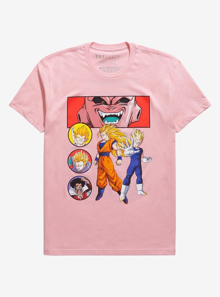 Boxlunch Dragon Ball Z Buu Saga Panel TShirt BoxLunch Exclusive