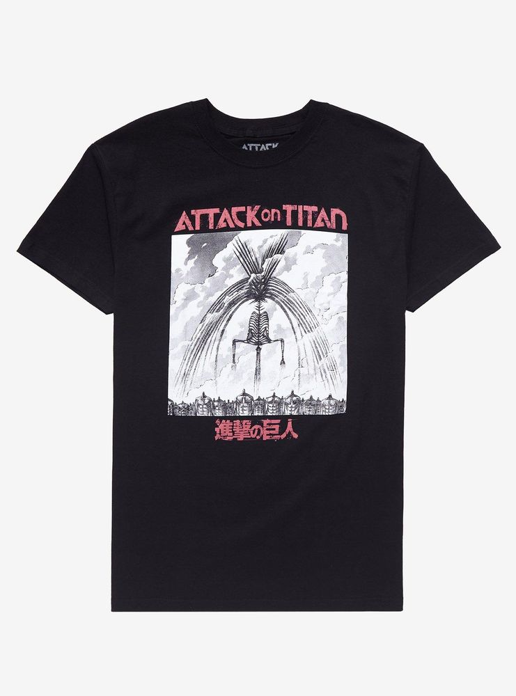 Hot Topic Attack On Titan The Rumbling Manga Panel T Shirt Hamilton Place