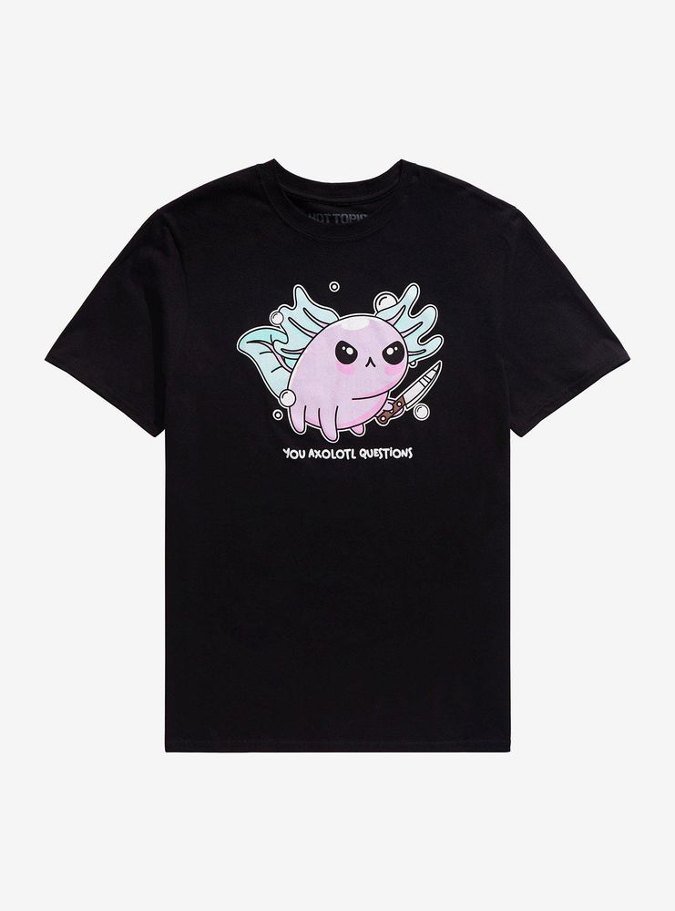 Hot Topic Axolotl With Knife T-Shirt | Shop Midtown