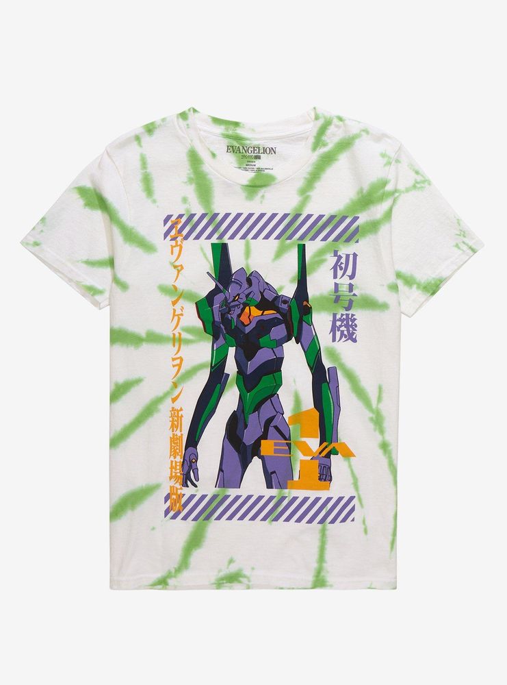 evangelion tie dye shirt