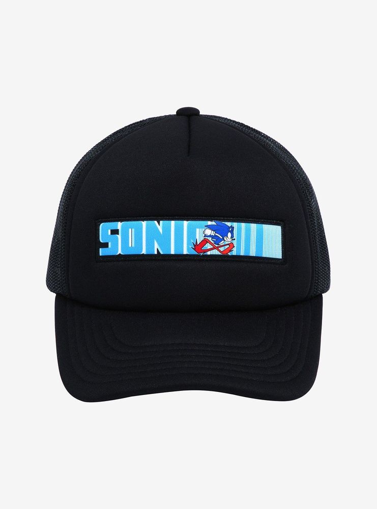 Boxlunch Sonic the Hedgehog Running Trucker Cap - BoxLunch Exclusive ...