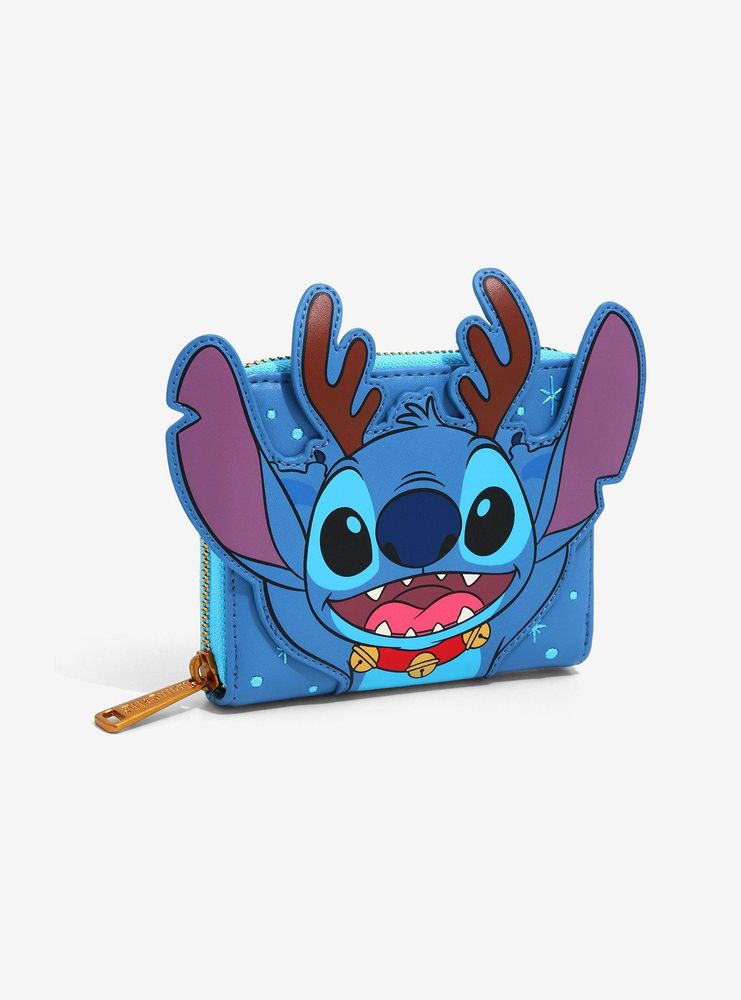 LOUNGEFLY STITCH REINDEER selling & MATCHING WALLET -BRAND NEW IN WRAPPER