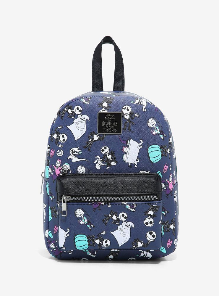 Hot Topic The Nightmare Before Christmas Chibi Characters Mini Backpack ...