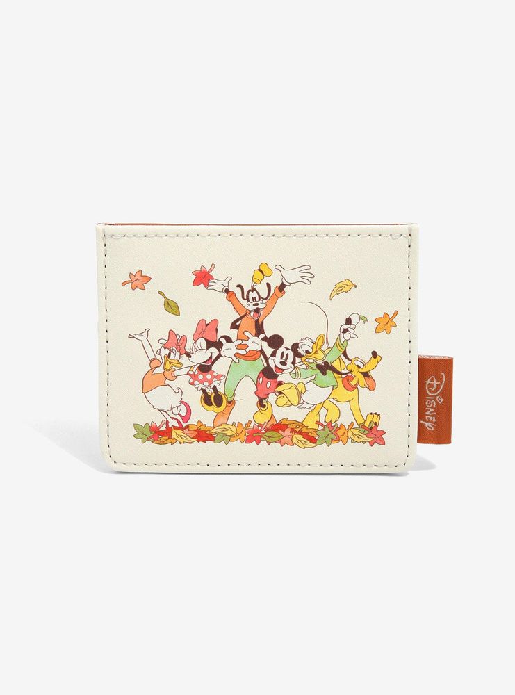 Hot Topic Loungefly Disney Mickey Mouse & Friends Leaves Cardholder ...