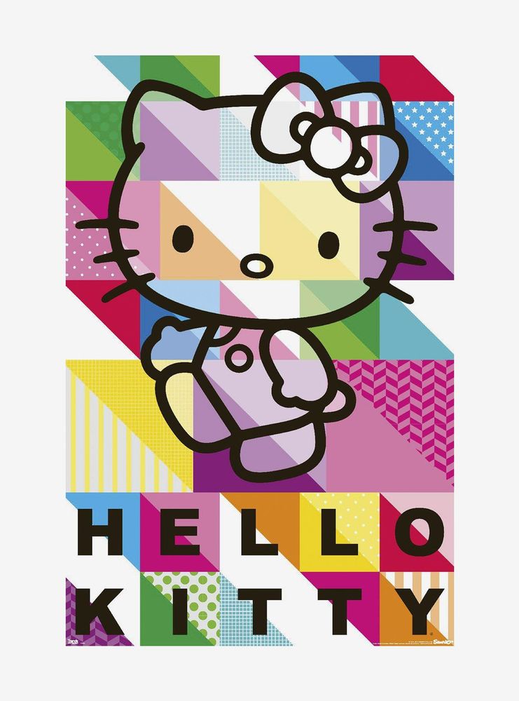Hot Topic Hello Kitty Patterns Poster Mall of America®