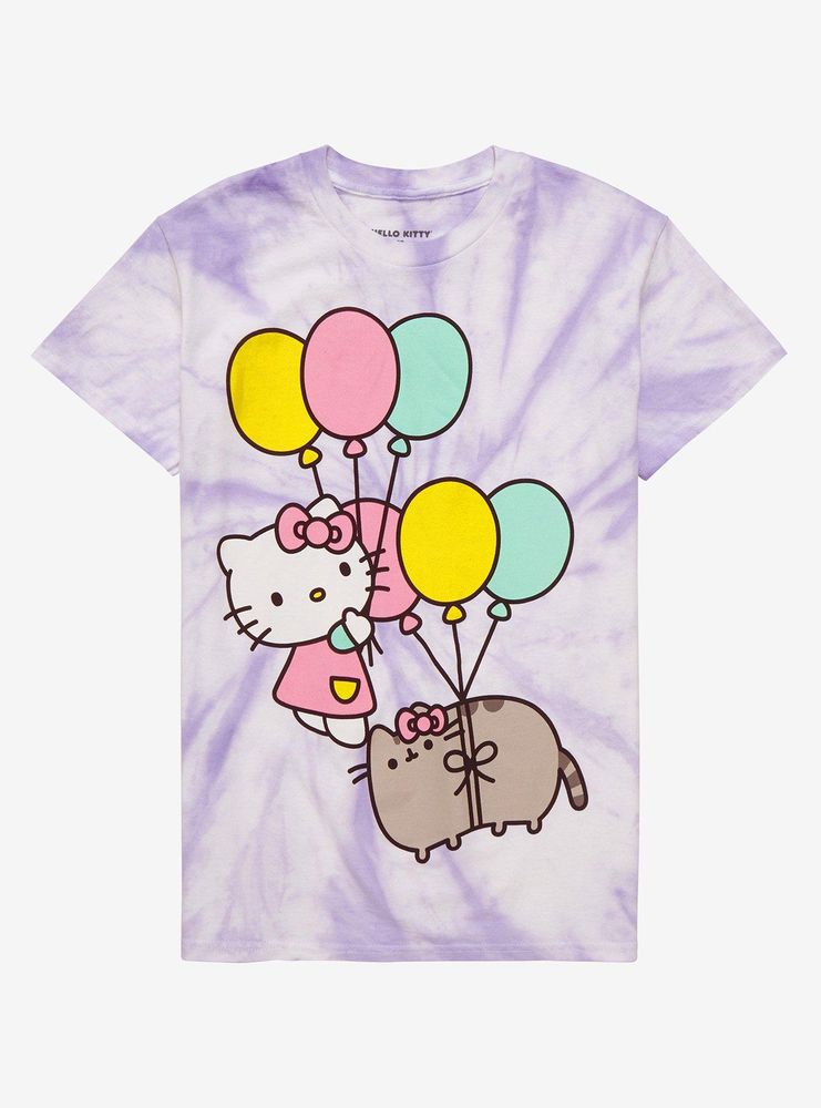 Hot Topic Hello Kitty X Pusheen Tie-Dye Girls T-Shirt | Mall of America®