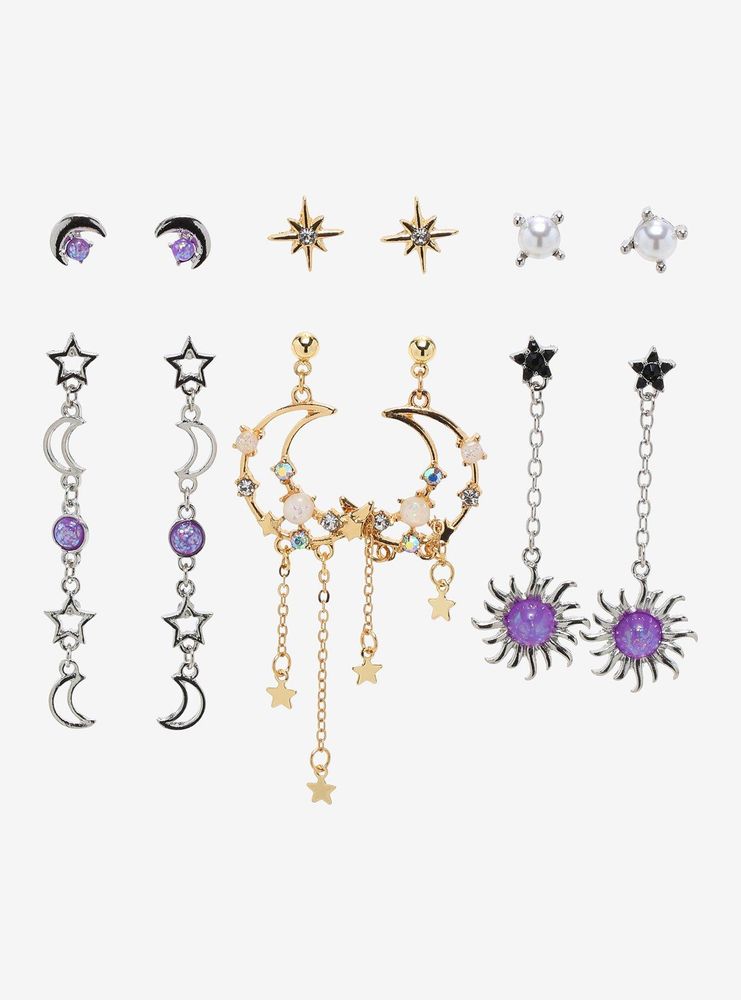 Celestial hot sale earring set