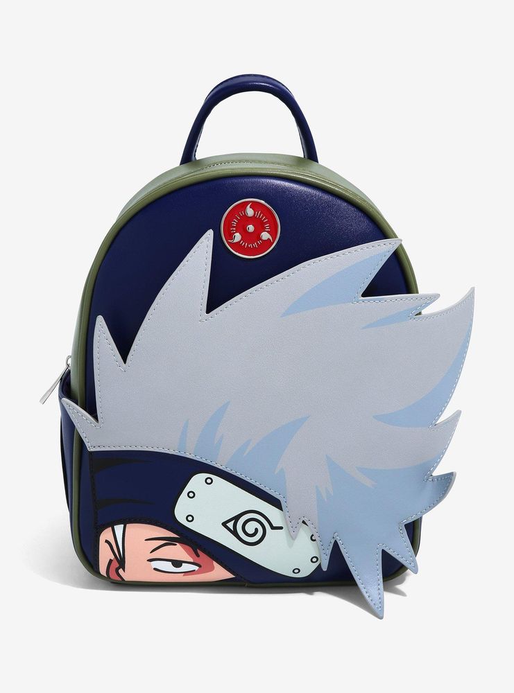 Boxlunch Naruto Shippuden Kakashi Peeking Mini Backpack - BoxLunch ...