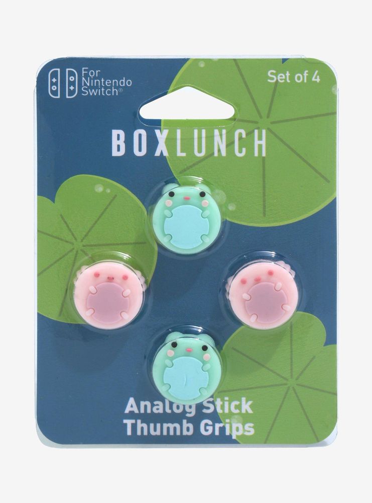 Boxlunch Nintendo Switch Axolotl & Frog Analog Stick Thumb Grips Set ...