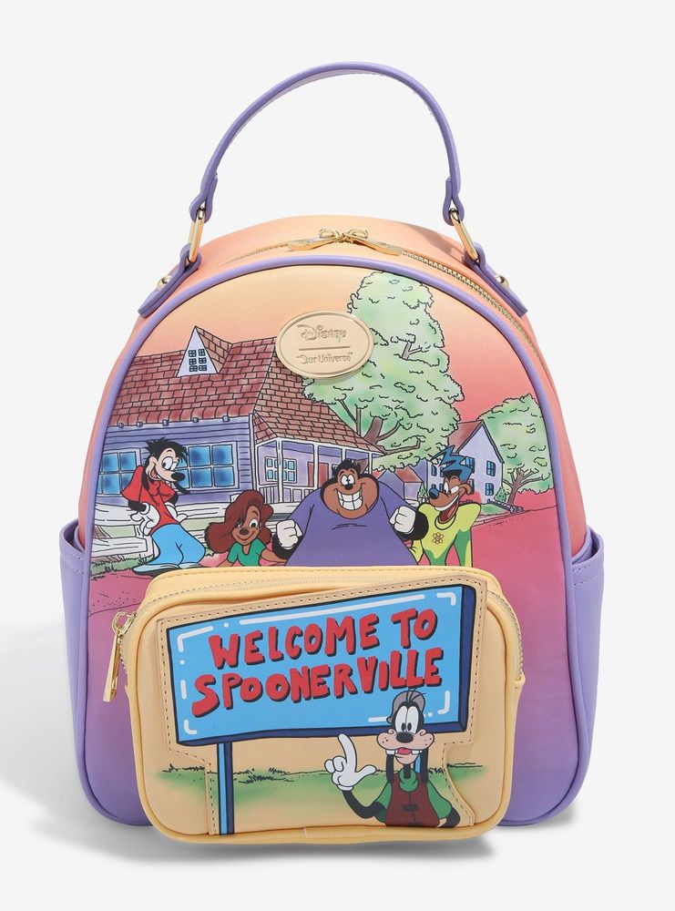 Boxlunch Our Universe Disney A Goofy Movie Spoonerville Mini Backpack ...