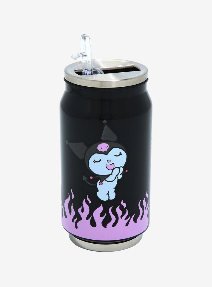 Hot Topic Kuromi Flames Soda Can Water Bottle Vancouver Mall
