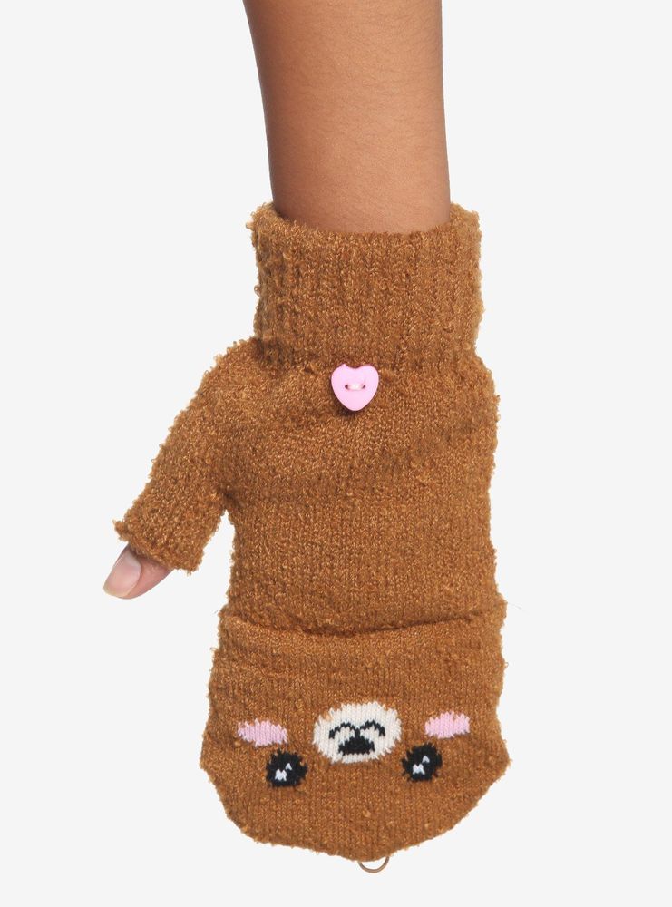 Hot Topic Fuzzy Kawaii Teddy Bear Convertible Gloves Mall of America®