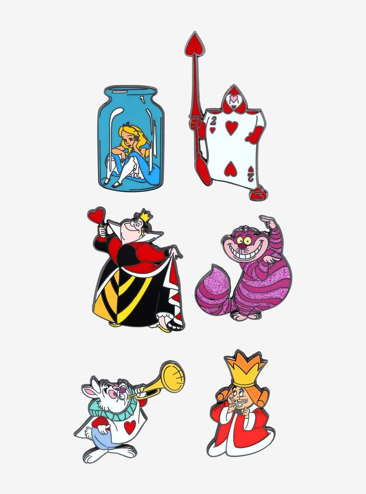 Boxlunch Loungefly Alice In Wonderland Characters Blind Box Enamel Pin Boxlunch Exclusive 9847