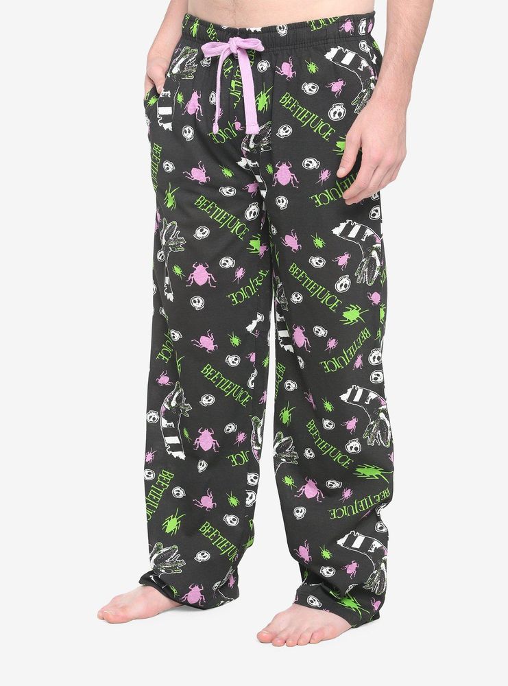 Hot Topic Beetlejuice Logos Pajama Pants Mall of America®