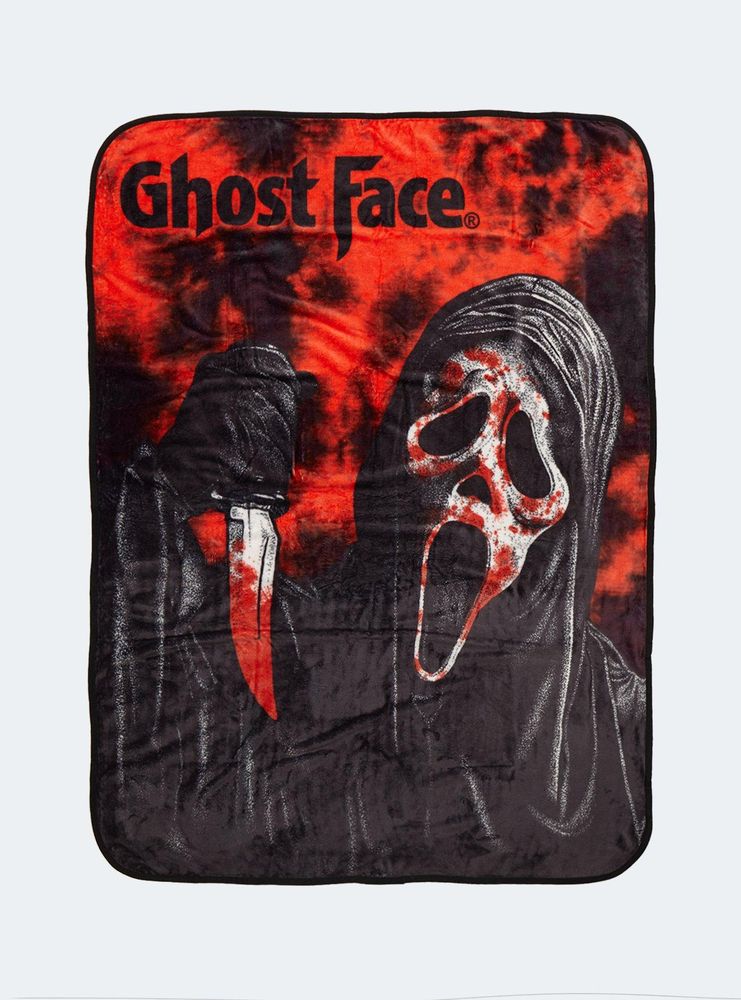 Hot Topic Scream Ghost Face Knife Throw Blanket Mall of America®