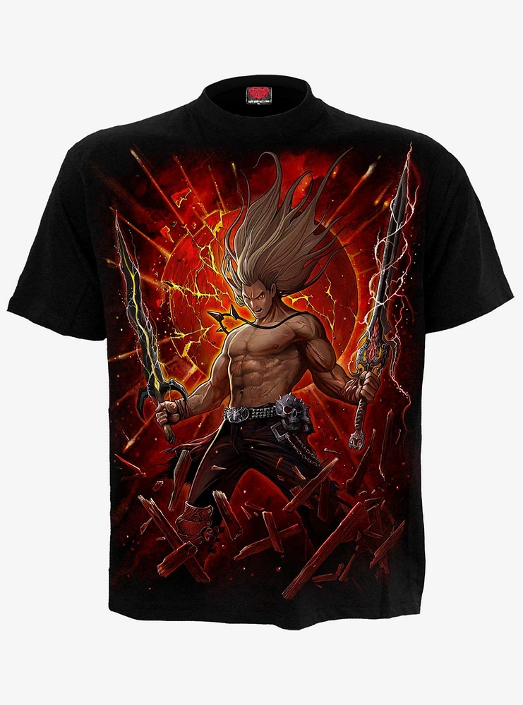 Hot Topic Takeo Blade T-Shirt Black at CoolSprings Galleria in