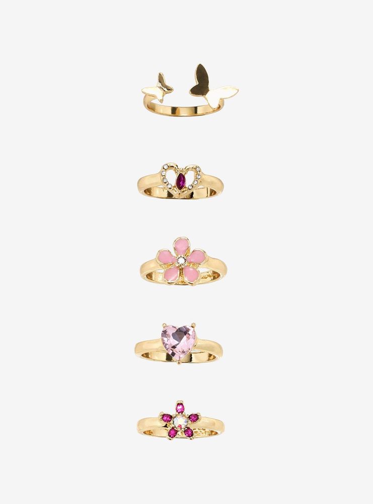 Hot Topic Sakura Heart Gem Ring Set | Bramalea City Centre