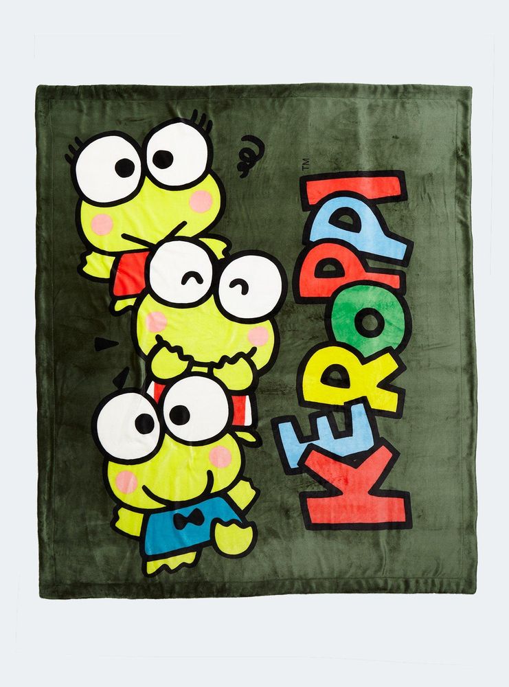 Hot Topic Keroppi Family Throw Blanket Hawthorn Mall