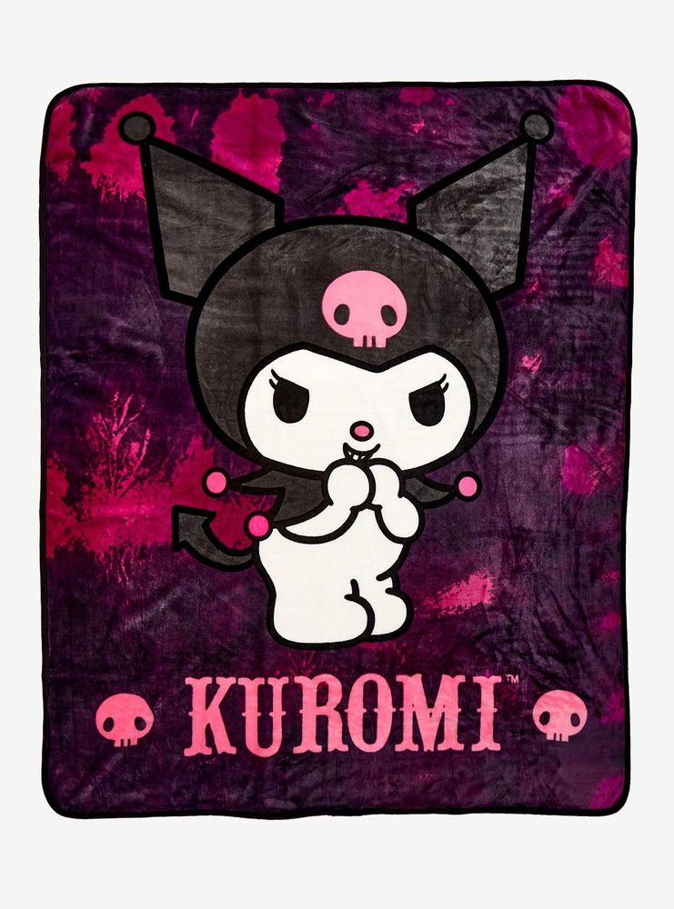 Kuromi throw blanket new arrivals