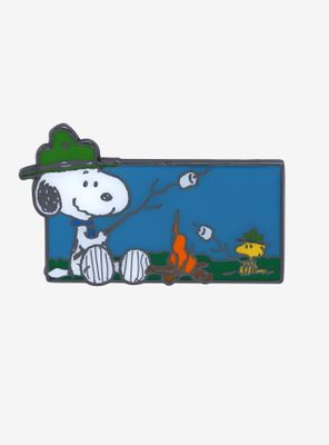 Boxlunch Loungefly Peanuts Snoopy & Woodstock Campfire Enamel Pin ...