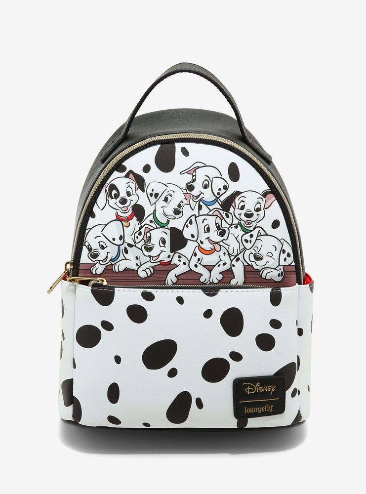 Hot Topic Loungefly Disney 101 Dalmatians Group Mini Backpack | Mall of ...