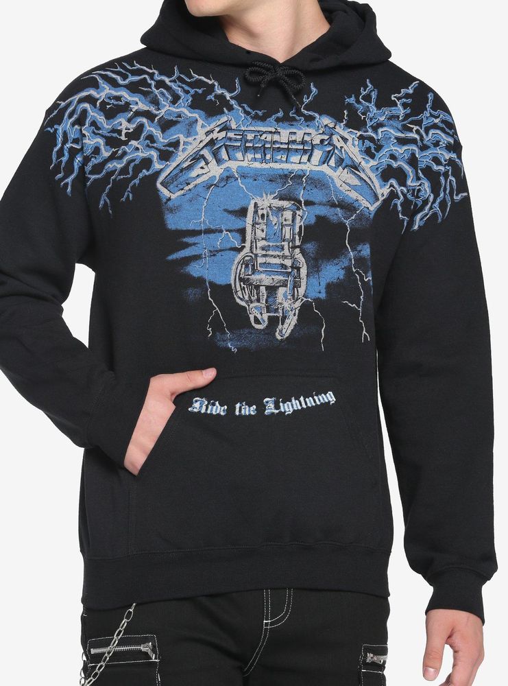 Metallica ride the lightning hoodie new arrivals