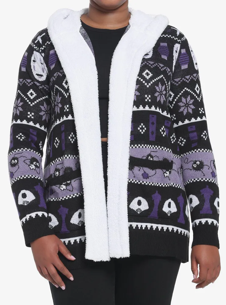 The nightmare before christmas fair sale isle girls hooded flyaway cardigan