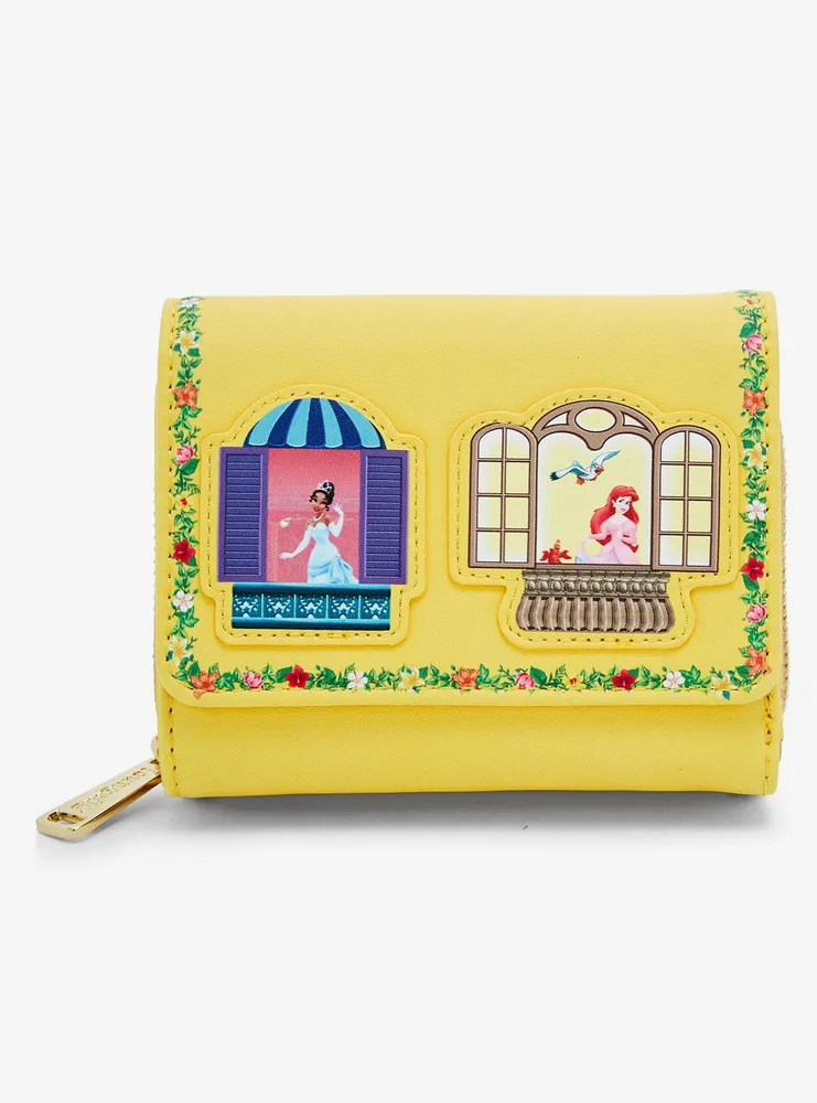 Boxlunch Loungefly Disney Princesses Floral Balconies Wallet - BoxLunch ...